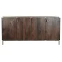 Credenza DKD Home Decor Marrone Acciaio Legno di mango 160 x 40 x 81 cm di DKD Home Decor, Credenze e buffet - Rif: S3040498,...