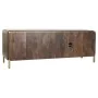 Meubles de télévision DKD Home Decor Marron Acier Bois de manguier (140 x 40 x 48 cm) de DKD Home Decor, Tables et supports d...