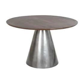 Mesa de Comedor DKD Home Decor Acero Aluminio Madera de mango (120 x 120 x 76 cm) de DKD Home Decor, Mesas - Ref: S3040501, P...