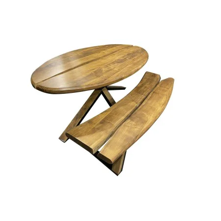 Table de Salle à Manger DKD Home Decor Acacia (200 x 100 x 80 cm) de DKD Home Decor, Tables - Réf : S3040523, Prix : 721,22 €...