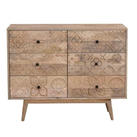 Chest of drawers DKD Home Decor Mango wood Arab (100 x 40 x 80 cm) by DKD Home Decor, Chest of Drawers - Ref: S3040531, Price...