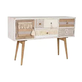 Buffet DKD Home Decor Sapin Coton Blanc (120 x 35 x 80 cm) de DKD Home Decor, Buffets, crédences et vaisseliers - Réf : S3040...