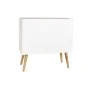 Chest of drawers DKD Home Decor Fir Natural Cotton White (80 x 35 x 80 cm) by DKD Home Decor, Chest of Drawers - Ref: S304056...