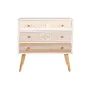 Commode DKD Home Decor Sapin Naturel Coton Blanc (80 x 35 x 80 cm) de DKD Home Decor, Commodes - Réf : S3040561, Prix : 260,8...