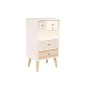 Cassettiera DKD Home Decor Abete Naturale Cotone Bianco (48 x 35 x 89 cm) di DKD Home Decor, Comò e cassettiere - Rif: S30405...