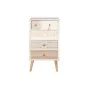 Caisson à Tiroirs DKD Home Decor Sapin Naturel Coton Blanc (48 x 35 x 89 cm) de DKD Home Decor, Commodes - Réf : S3040562, Pr...