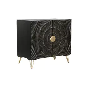 Sideboard DKD Home Decor Black Golden 81 x 45 x 75 cm by DKD Home Decor, Sideboards - Ref: S3040606, Price: 447,55 €, Discoun...