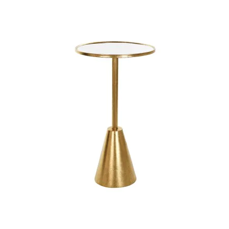 Mesa de apoio DKD Home Decor Espelho Dourado Metal (40 x 40 x 72 cm) de DKD Home Decor, Jogos de móveis - Ref: S3040616, Preç...