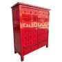 Cassettiera DKD Home Decor Rosso Legno di olmo Orientale Laccato 102 x 42 x 120 cm di DKD Home Decor, Comò e cassettiere - Ri...