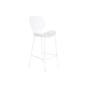 Taburete DKD Home Decor Negro Metal Blanco Polipropileno (52,5 x 49 x 104 cm) de DKD Home Decor, Taburetes - Ref: S3040631, P...