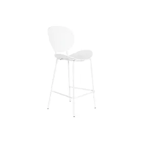 Tabouret DKD Home Decor Noir Métal Blanc polypropylène (52,5 x 49 x 104 cm) de DKD Home Decor, Tabourets - Réf : S3040631, Pr...