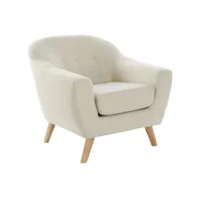 Sillón DKD Home Decor Beige Madera de caucho 81 x 80 x 80 cm 83 x 80 x 80 cm de DKD Home Decor, Sillas - Ref: S3040664, Preci...