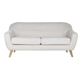 Canapé DKD Home Decor Naturel Polyester Bois d'hévéa Crème (172 x 82 x 82 cm) de DKD Home Decor, Canapés et divans - Réf : S3...