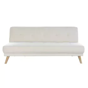 Sofá Cama DKD Home Decor 172 x 80 x 76 cm Crema Madera de caucho Moderno Scandi de DKD Home Decor, Sofás - Ref: S3040668, Pre...