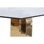 Centre Table DKD Home Decor Golden Steel Tempered Glass 100 x 100 x 45 cm by DKD Home Decor, Tables - Ref: S3040671, Price: 3...