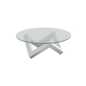 Centre Table DKD Home Decor Steel Tempered Glass 90 x 90 x 45 cm by DKD Home Decor, Tables - Ref: S3040674, Price: 301,88 €, ...