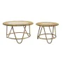 Set of 2 tables DKD Home Decor Light brown 80 x 80 x 47 cm 80 x 80 x 45,5 cm by DKD Home Decor, Tables - Ref: S3040721, Price...