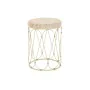 Beistelltisch DKD Home Decor natürlich Metall Creme Rattan (35 x 35 x 49 cm) von DKD Home Decor, Tische - Ref: S3040737, Prei...