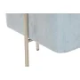 Footrest DKD Home Decor Golden Metal Sky blue (34 x 34 x 40 cm) by DKD Home Decor, Footstools & Ottomans - Ref: S3040739, Pri...