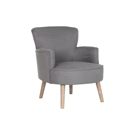 Fauteuil DKD Home Decor Sapin Polyester Gris foncé (66 x 70 x 88 cm) de DKD Home Decor, Chaises - Réf : S3040751, Prix : 291,...