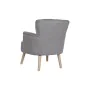 Poltrona DKD Home Decor Abeto Poliéster Cinzento escuro (66 x 70 x 88 cm) de DKD Home Decor, Cadeiras - Ref: S3040751, Preço:...