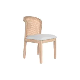 Dining Chair DKD Home Decor Fir Polyester Light grey (46 x 61 x 86 cm) by DKD Home Decor, Dining Chairs - Ref: S3040756, Pric...