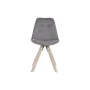 Chaise de Salle à Manger DKD Home Decor Polyester Gris foncé Chêne (48 x 44 x 84 cm) de DKD Home Decor, Chaises - Réf : S3040...