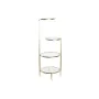 Shelve DKD Home Decor 32,5 x 30 x 86 cm Crystal Golden Metal by DKD Home Decor, Standing Shelf Units - Ref: S3040772, Price: ...