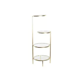 Shelve DKD Home Decor 32,5 x 30 x 86 cm Crystal Golden Metal by DKD Home Decor, Standing Shelf Units - Ref: S3040772, Price: ...