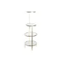 Estante DKD Home Decor 32,5 x 30 x 86 cm Cristal Dorado Metal de DKD Home Decor, Unidades de estanterías - Ref: S3040772, Pre...