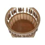 Conjunto de vasos DKD Home Decor 35 x 35 x 68 cm 31 x 31 x 68 cm Natural Preto Metal Castanho Bambu 32 x 32 x 68 cm de DKD Ho...