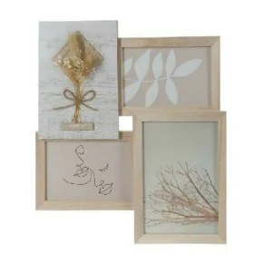 Marco de Fotos DKD Home Decor 31 x 2,4 x 34 cm Cristal Natural Shabby Chic de DKD Home Decor, Marcos de pared y mesa - Ref: S...