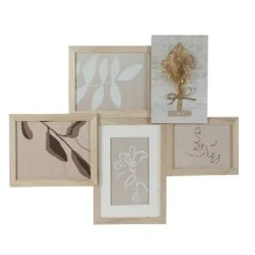 Cadre photo DKD Home Decor 53 x 2,4 x 39,5 cm Verre Naturel Shabby Chic de DKD Home Decor, Cadres muraux et de table - Réf : ...