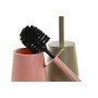 Toilet Brush DKD Home Decor Pink 12 x 12 x 34,5 cm Green polystyrene (2 Units) by DKD Home Decor, Toilet accessories - Ref: S...