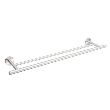 Bar towel rail DKD Home Decor 70 x 13,5 x 5,3 cm Silver Stainless steel by DKD Home Decor, Towel rails - Ref: S3040959, Price...