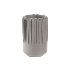 Glass DKD Home Decor 7 x 7 x 11 cm Grey Cement by DKD Home Decor, Stands and dispensers - Ref: S3041000, Price: 7,41 €, Disco...