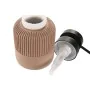 Dispenser di Sapone DKD Home Decor Nero Cemento Terracotta polipropilene 7 x 7 x 16 cm di DKD Home Decor, Supporti e distribu...