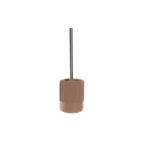 Toilet Brush DKD Home Decor 11 X 11 X 36,5 CM Cement Terracotta Stainless steel by DKD Home Decor, Toilet accessories - Ref: ...