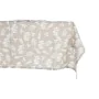 Mantel y servilletas DKD Home Decor 2 Unidades 150 x 150 x 0,5 cm Beige Blanco Marrón claro de DKD Home Decor, Artículos para...