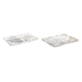 Mantel y servilletas DKD Home Decor 9 Piezas 2 Unidades 150 x 250 x 0,5 cm Beige Rosa Blanco Verde Marrón claro de DKD Home D...