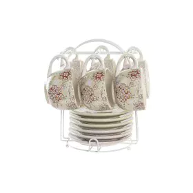 Juego de Tazas de Café DKD Home Decor Verde Beige Metal Dolomita 180 ml de DKD Home Decor, Tazas - Ref: S3041086, Precio: 32,...