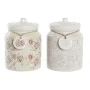 Tin DKD Home Decor 12 x 12 x 16 cm 1 L Dolomite Traditional (2 Units) by DKD Home Decor, Food storage - Ref: S3041095, Price:...