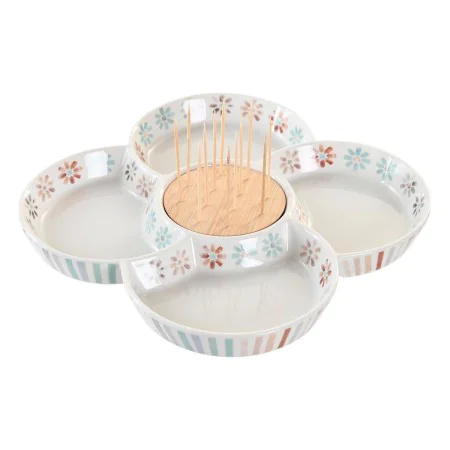 Plateau apéritif DKD Home Decor Multicouleur 22 x 22 x 3 cm Grès de DKD Home Decor, Plats et plateaux - Réf : S3041108, Prix ...