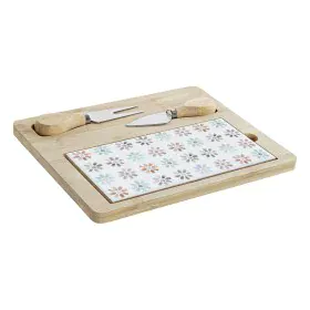 Tablett für Snacks DKD Home Decor 24,5 x 20 x 1,2 cm Bunt Steingut von DKD Home Decor, Teller und Schüsseln - Ref: S3041110, ...