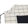 Delantal con Bolsillo DKD Home Decor 70 x 1 x 85 cm Negro Beige Azul Algodón de DKD Home Decor, Delantales - Ref: S3041161, P...