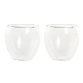 Set of glasses DKD Home Decor 100 ml 6,7 x 6,7 x 6,4 cm by DKD Home Decor, Tea and Coffee Glasses - Ref: S3041209, Price: 7,8...