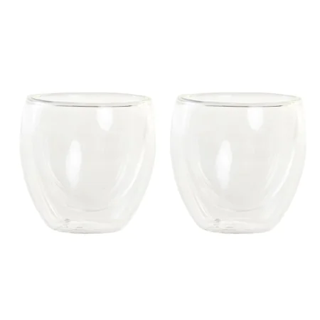 Set of glasses DKD Home Decor 100 ml 6,7 x 6,7 x 6,4 cm by DKD Home Decor, Tea and Coffee Glasses - Ref: S3041209, Price: 7,1...