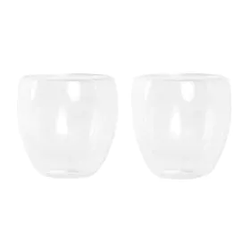 Set of glasses DKD Home Decor 250 ml 8,3 x 8,3 x 8,9 cm by DKD Home Decor, Tea and Coffee Glasses - Ref: S3041210, Price: 9,9...