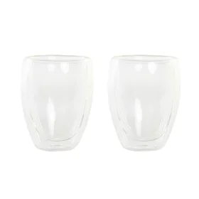 Set of glasses DKD Home Decor 9 x 9 x 10,2 cm 380 ml by DKD Home Decor, Tea and Coffee Glasses - Ref: S3041211, Price: 10,38 ...