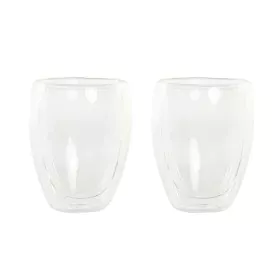 Set of glasses DKD Home Decor 9 x 9 x 10,2 cm 380 ml by DKD Home Decor, Tea and Coffee Glasses - Ref: S3041211, Price: 10,38 ...